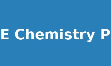 Cambridge IGCSE Chemistry Part C 0620C